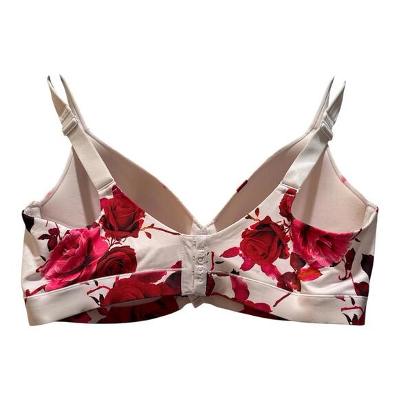 Cacique Women's Floral Unpadded Underwire Bra, Size 40DDD, Lightly Lined - Picture 3 of 4